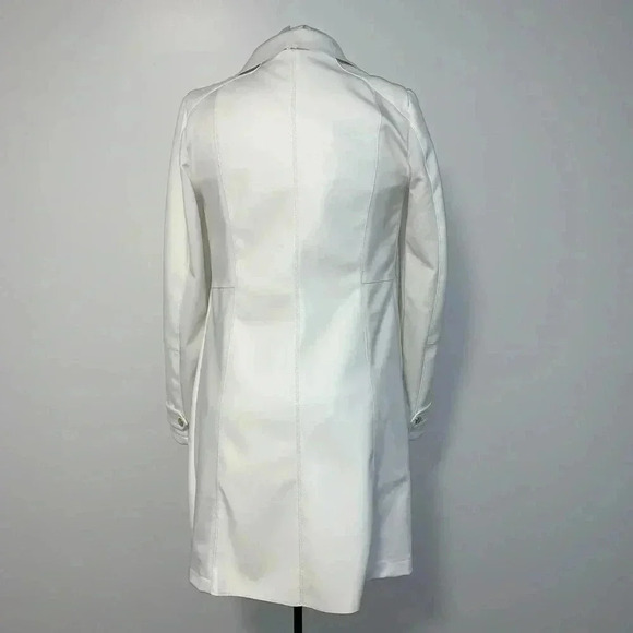 Andrew Marc Faux Leather & Knit Drape Front Jacket - Picture 3 of 11